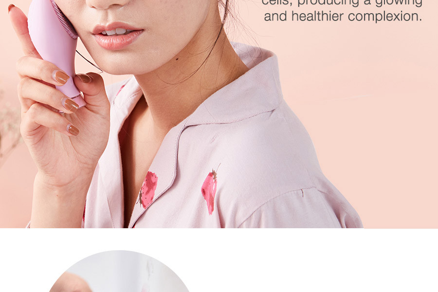 Sonic Silicone Facial Cleansing Device