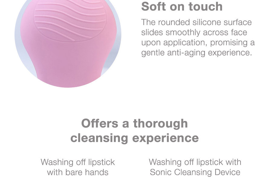Sonic Silicone Facial Cleansing Device