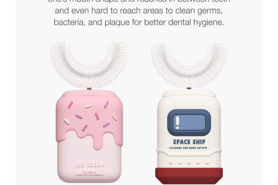 Ushaped Automatic Electric Toothbrush For Kids