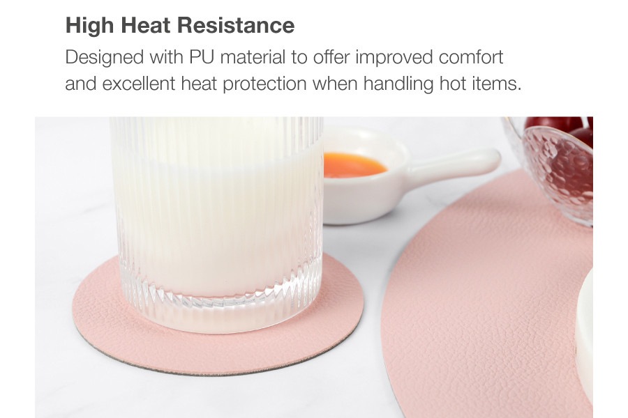 Crescent Table Mat & Coaster Set