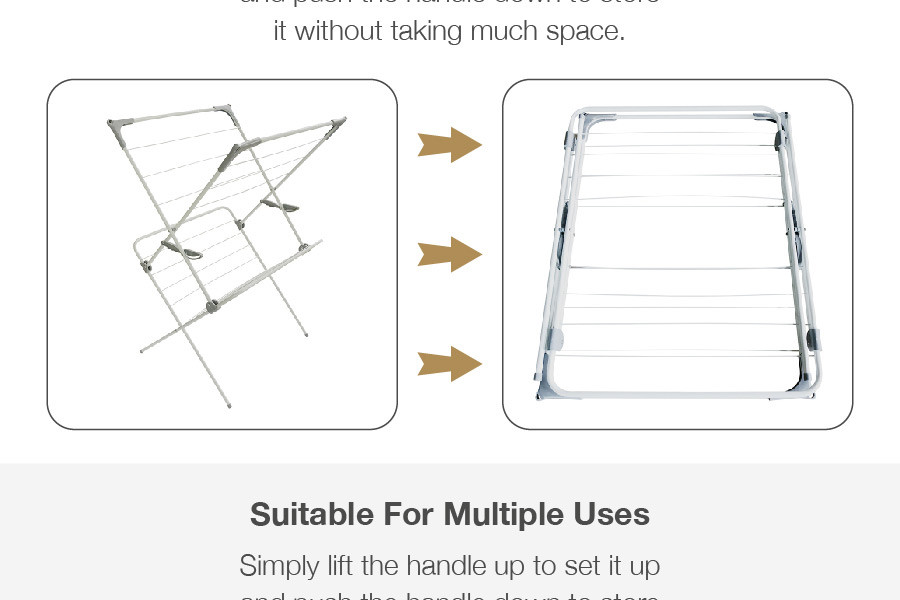 Collapsible Towel Drying Rack
