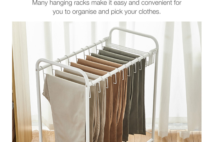 Pants Hanging Rack With Wheels