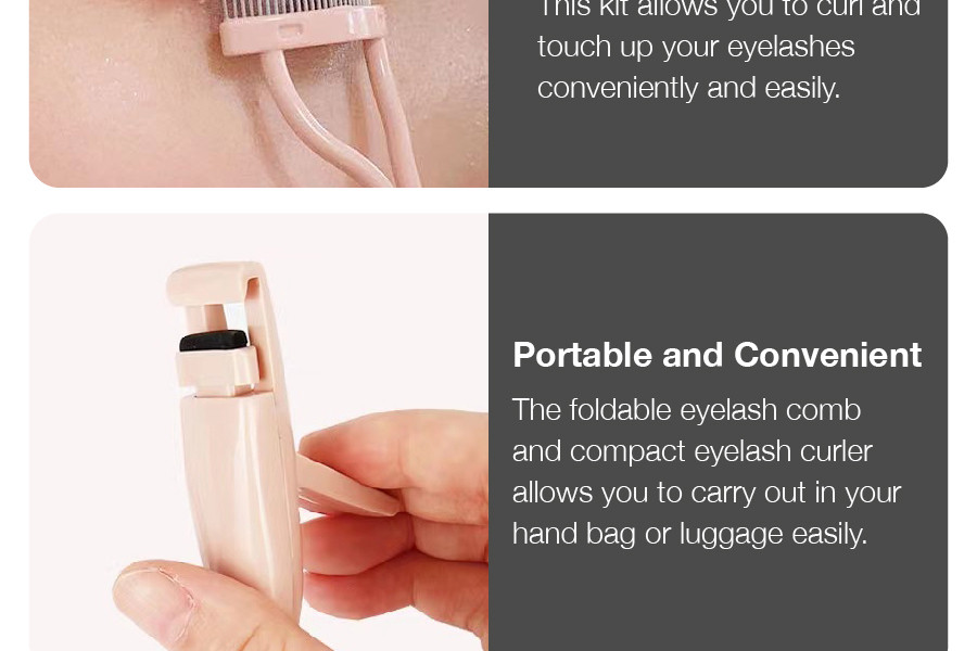 Eyelash Curler & Comb Kit