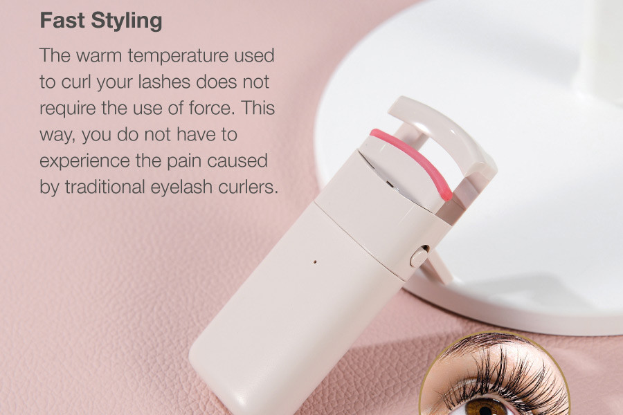 Portable Heated Eyelash Curler