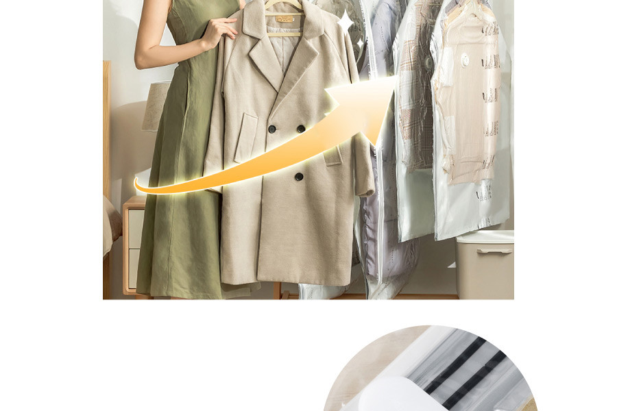 Hanging Vacuum Clothes Storage Bag (4 Pcs)