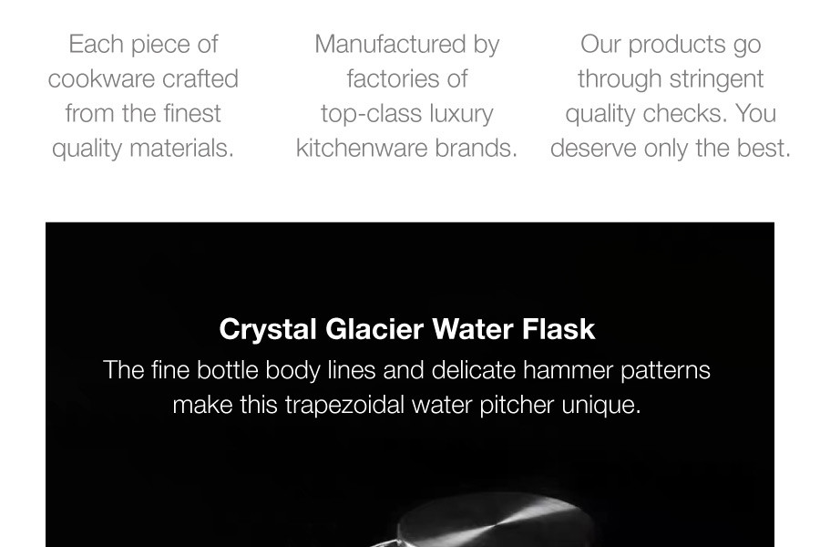 Crystal Glacier Water Flask
