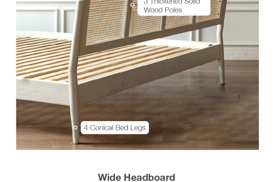 Yina Rattan Bed Frame