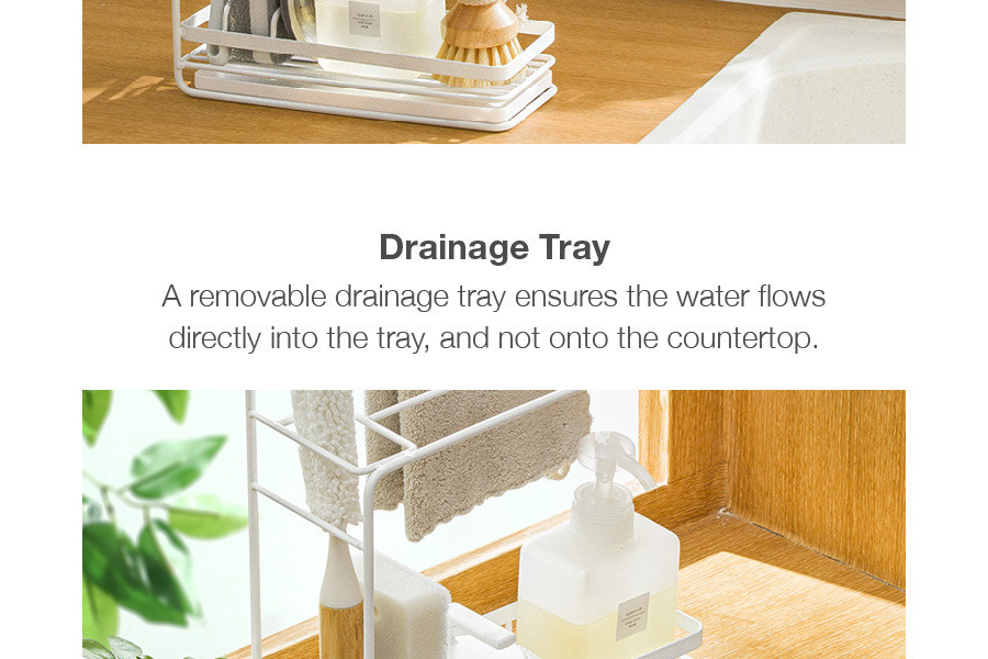 Large Sponge & Dish Cloth Holder