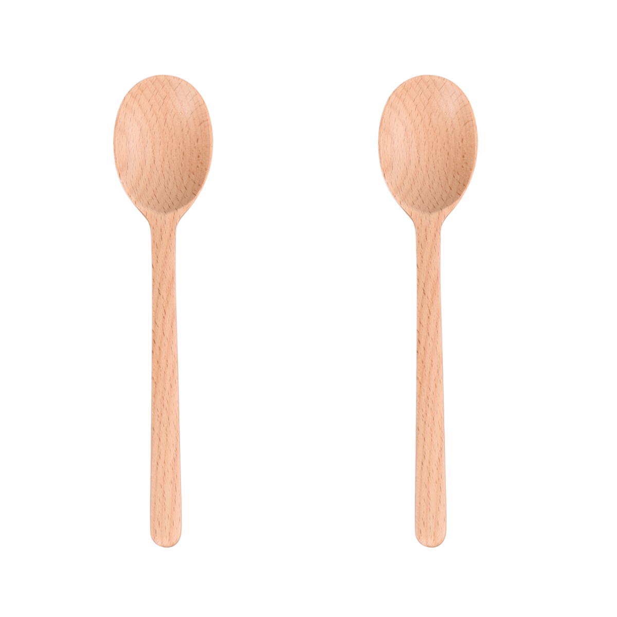 Set Of 2 Scandi Wood Spoons