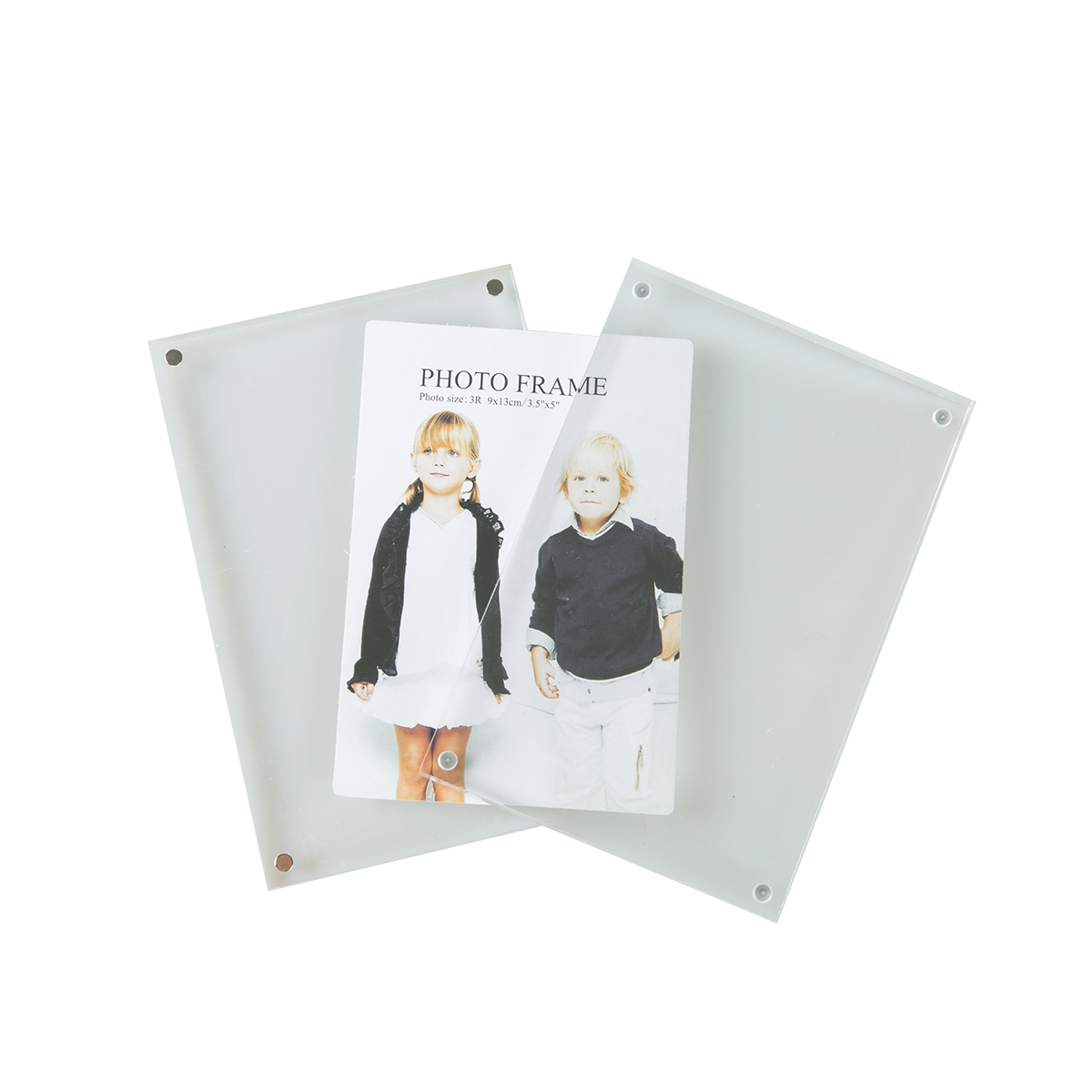 Luxe Acrylic Magnetic Photo Frame 7 Inch