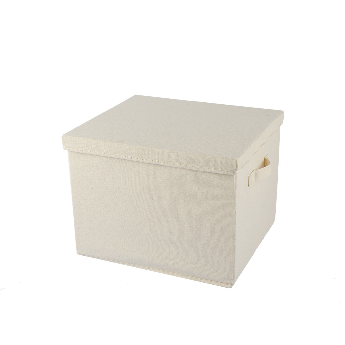 canvas box with lid