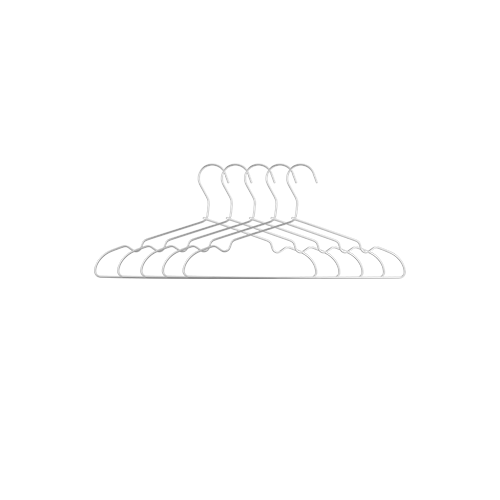 Aluminum Laundry Hangers (Set Of 5)