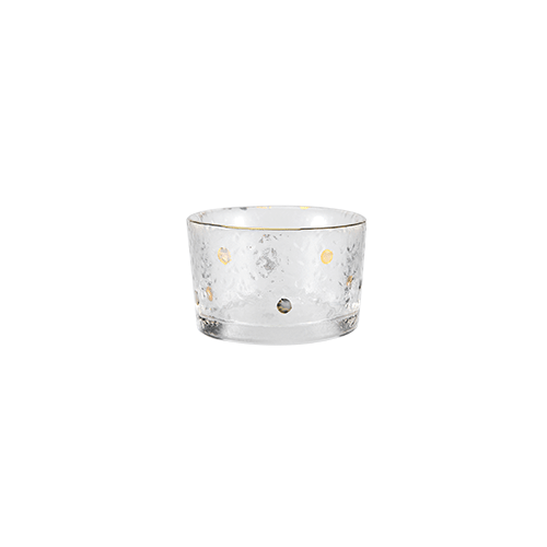 Polka Dot Crystal Glacier Sake Cup