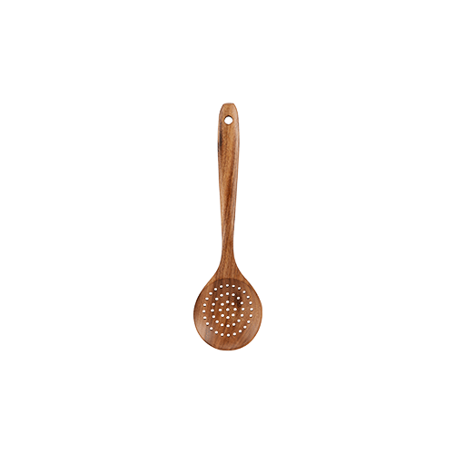 Acacia Wood Strainer Spoon