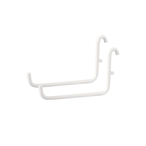 Lshaped Hooks For Wall Mount Multifunctional Pegboard (2 PCS)