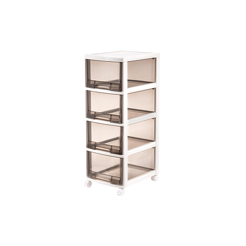 PP 4 Layer Storage Cart With Drawers