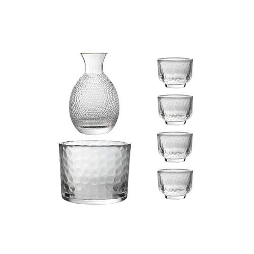 Japanese Sake Glass Set With Warmer