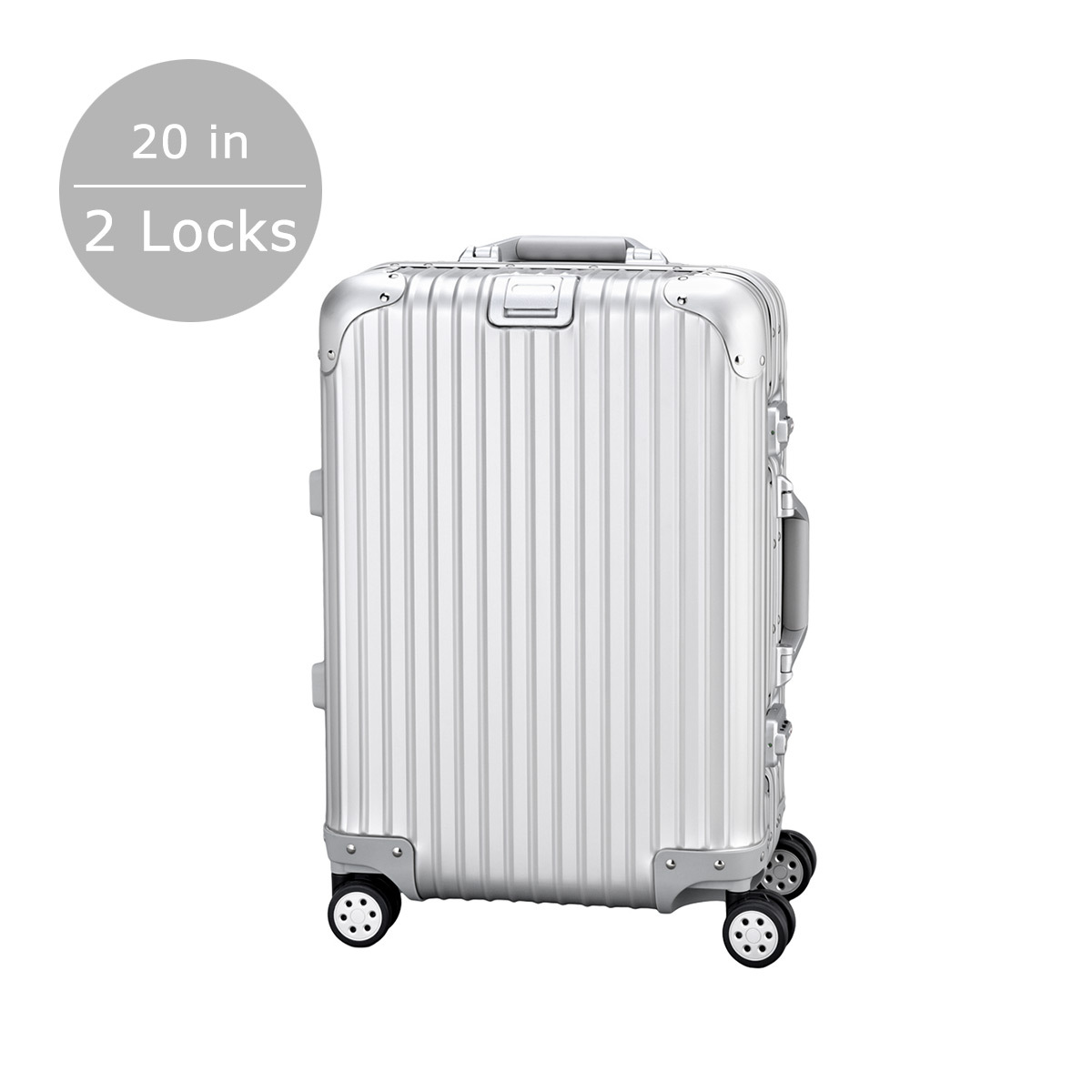 Full store aluminium luggage