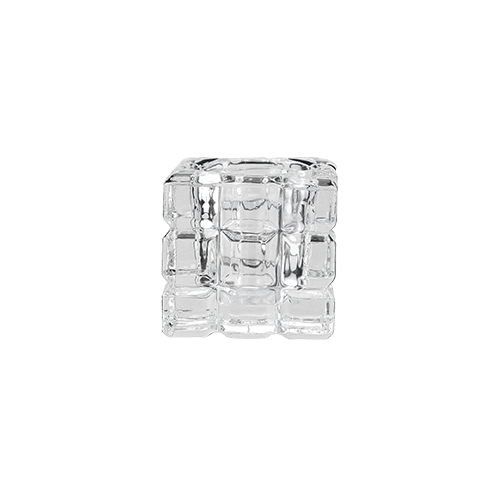 Clear Glass Tealight Candle Holder