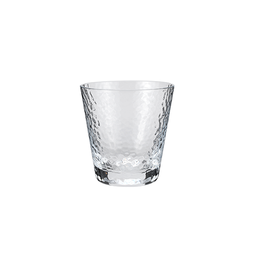 Hammered Drinking Glass 