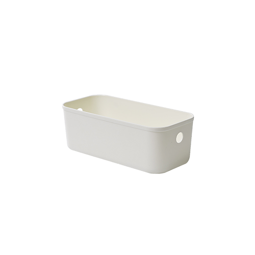 Tabletop Storage Bin With Round Hole